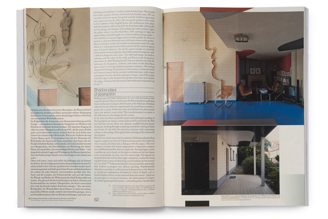 Publikation für das Bauhaus Magazin  "Haus Rabe"